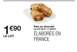 Monoprix Pain au chocolat offre