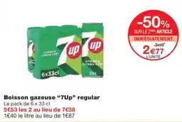 Monoprix 7UP Boisson gazeuse regular offre