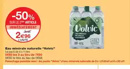 Monoprix VOLVIC Eau minérale naturelle offre