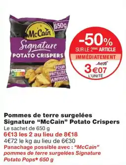 Monoprix MCCAIN Pommes de terre surgelées Signature Potato Crispers offre