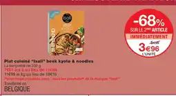 Monoprix ISALI Plat cuisiné beek kyoto & noodles offre