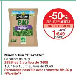 Monoprix FLORETTE Mâche Bio offre