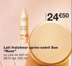 Monoprix NUXE Lait fraîcheur après-soleil Sun offre