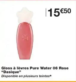 Monoprix DASIQUE Gloss à lèvres Pure Water 06 Rose offre