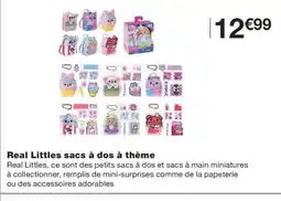 Monoprix Real Littles sacs à dos à thème offre