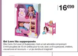 Monoprix Evi Love lits supperposés offre