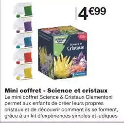 Monoprix Mini coffret - Science et cristaux offre
