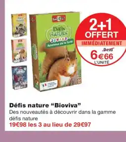 Monoprix BIOVIVA Défis nature offre