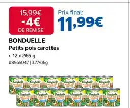 Costco BONDUELLE Petits pois carottes offre