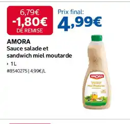Costco AMORA Sauce salade et sandwich miel moutarde offre