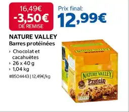 Costco NATURE VALLEY Barres protéinées offre
