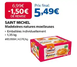 Costco SAINT MICHEL Madeleines natures moelleuses offre