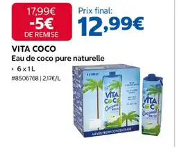 Costco VITA COCO Eau de coco pure naturelle offre