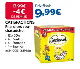Costco CATISFACTIONS Friandises pour chat adulte offre