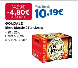Costco GOUDALE Bière blonde à l'ancienne offre