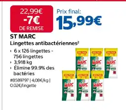 Costco ST MARC Lingettes antibactériennes offre