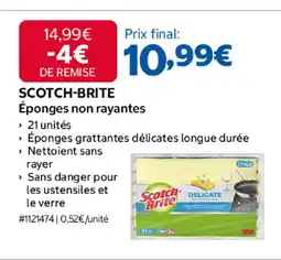 Costco SCOTCH-BRITE Éponges non rayantes offre