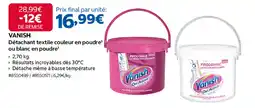 Costco VANISH Détachant textile couleur en poudre ou blanc en poudre offre