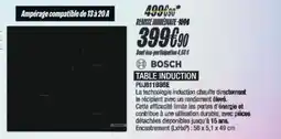 Blanc Brun BOSCH Table induction puj611bb5e offre