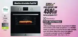 Blanc Brun ELECTROLUX Four encastrable eof4p468x offre