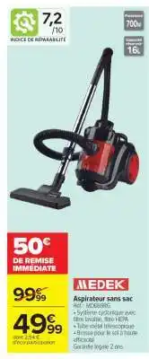 Carrefour Market Aspirateur sans sac offre