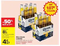 Carrefour BIÈRE BLONDE “CORONA” offre