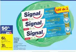 Carrefour Market Signal Intégral 8 Lot de 3 offre