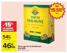 Carrefour RHUM AGRICOLE DE GUADELOUPE BOLOGNE offre