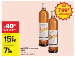 Carrefour APÉRITIF À LA GENTIANE SUZE offre