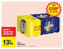 Carrefour Soda 'Orangina' offre