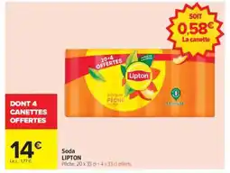 Carrefour SODA “LIPTON” offre