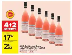 Carrefour A.O.P. Costières-de-Nîmes LA CAVE D'AUGUSTIN FLORENT offre