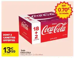 Carrefour COCA-COLA Cherry offre