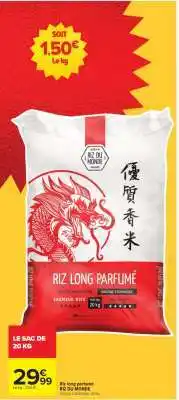Carrefour Riz long parfumé offre