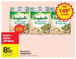 Carrefour Macédoine BONDUELLE offre