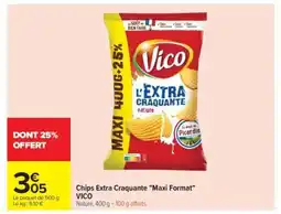 Carrefour Chips Extra Craquante Maxi Format VICO offre