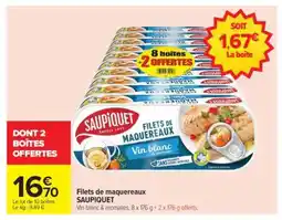Carrefour FILETS DE MAQUEREAUX 'SAUPIQUET' offre