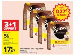 Carrefour Dosettes de café 'Big Pack' SENSEO offre