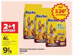 Carrefour RECHARGE CHOCOLAT EN POUDRE “NESQUIK” offre