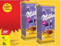 Carrefour Milka Riz Croustillant offre