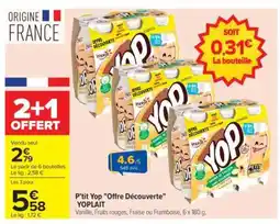 Carrefour P'tit Yop Offre découverte YOPLAIT offre