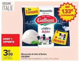 Carrefour Mozzarella Di Latte Di Bufala Galbani offre