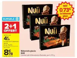Carrefour Bâtonnets glacés Nuii offre