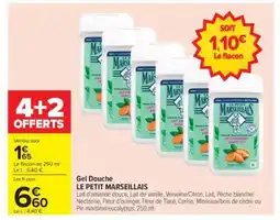 Carrefour Gel Douche Le Petit Marseillais offre