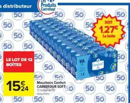 Carrefour Mouchoirs Confort CARREFOUR SOFT offre