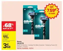 Carrefour RASOIR GILLETTE offre