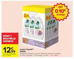 Carrefour LESSIVE LIQUIDE PERSIL offre