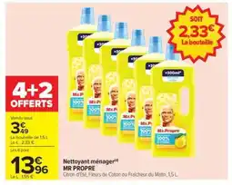 Carrefour NETTOYANT MÉNAGER MR PROPRE offre