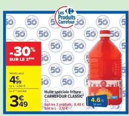 Carrefour Huile spéciale friture CARREFOUR CLASSIC' offre