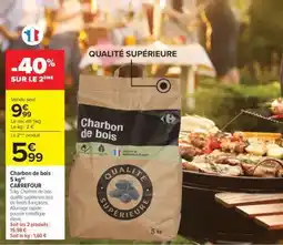 Carrefour Charbon de bois 5 kg offre